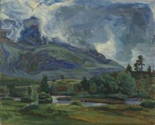 The Mist clears away, 1909. Creator: Kristen Holbø