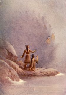 "The mists came down, and with them the Supernatural People", 1914. Creator: Unknown