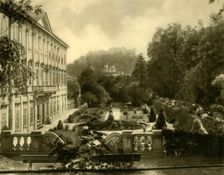 The Mirabell Palace and gardens, Salzburg, Austria, c1935. Creator: Unknown