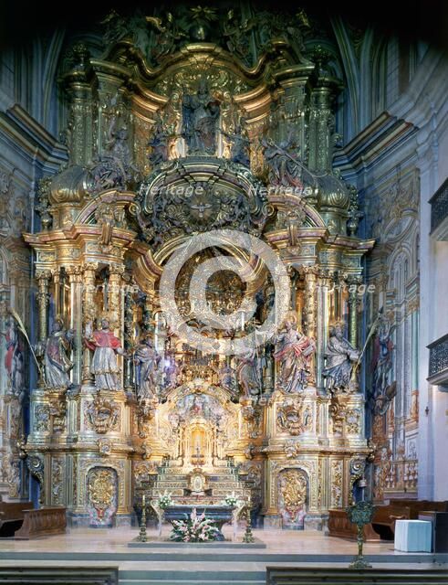 The Miracle' altar in the sanctuary of the same name.