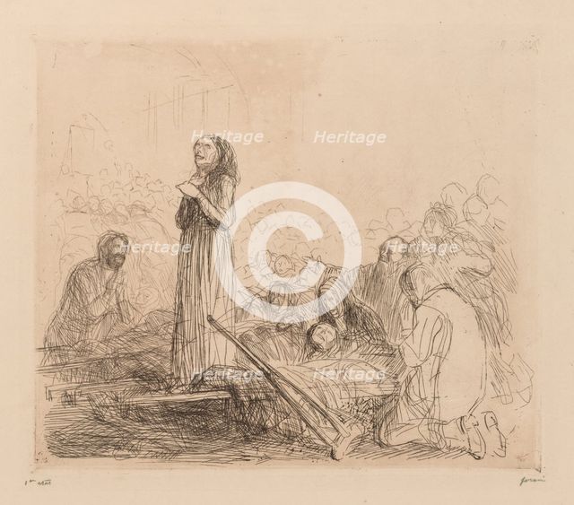 The Miracle at Lourdes. Creator: Jean Louis Forain (French, 1852-1931).