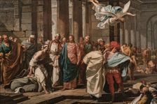 The Miracle at the Pool of Bethesda, 1761. Creator: Ferrari, Pietro Melchiorre (1735-1787)