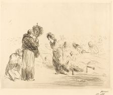 The Miracle before the Blessed Sacrament (fourth plate), 1912/1913. Creator: Jean Louis Forain