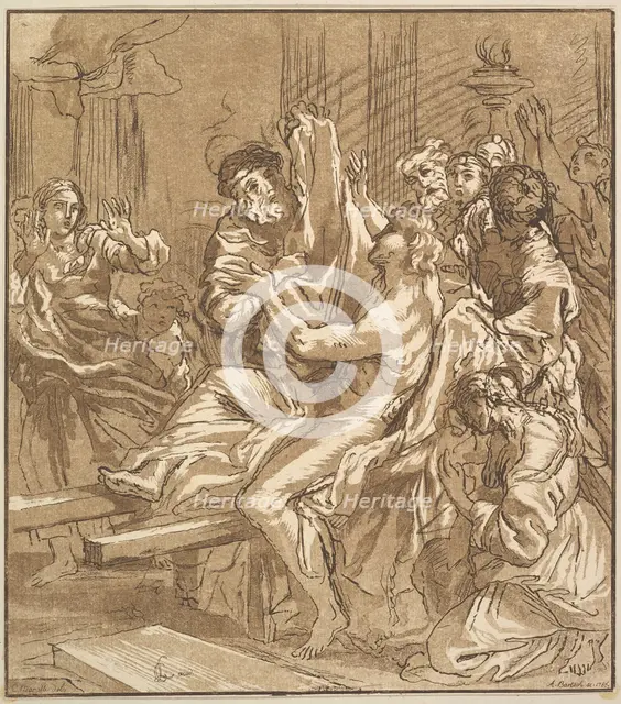 The Miracle of Naim, 1786. Creator: Adam von Bartsch.