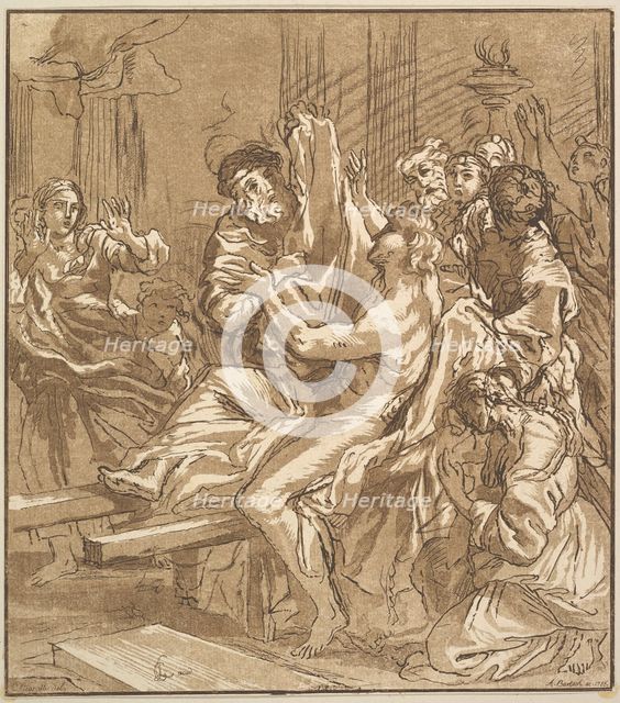 The Miracle of Naim, 1786. Creator: Adam von Bartsch.