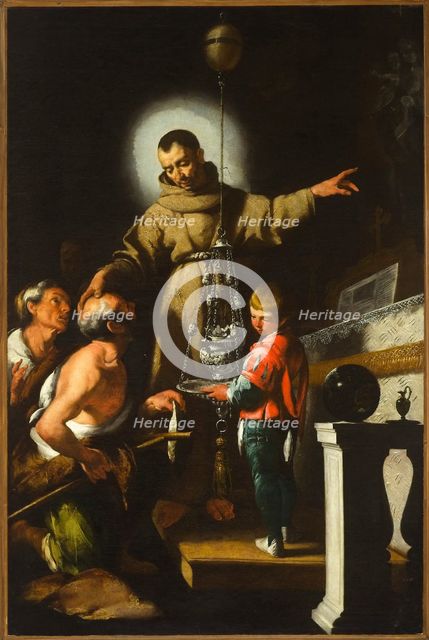 The Miracle of Saint Didacus . Creator: Strozzi, Bernardo (1581-1644).