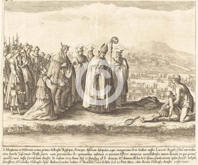 The Miracle of Saint Mansuy. Creator: Jacques Callot.