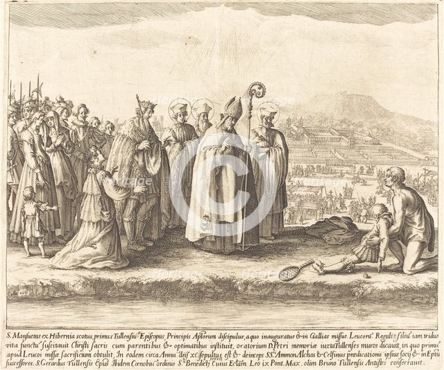 The Miracle of Saint Mansuy. Creator: Jacques Callot.