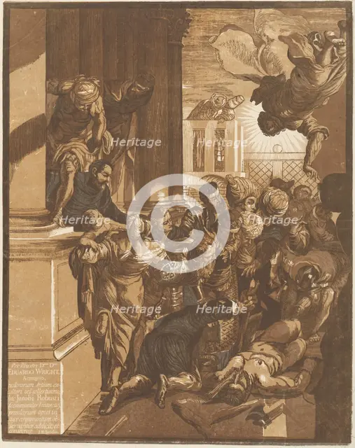 The Miracle of Saint Mark (left side), c. 1740. Creator: John Baptist Jackson.