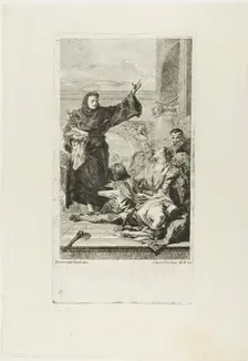 The Miracle of St. Anthony of Padua, c.1737-72. Creator: Lorenzo Tiepolo