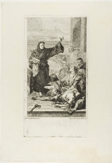 The Miracle of St. Anthony of Padua, c.1737-72. Creator: Lorenzo Tiepolo