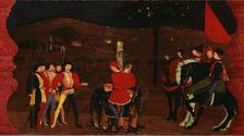 The Miracle of the Desecrated Host (Predella Panel for the church of Corpus Domini in..., 1465-1469. Creator: Uccello, Paolo (1397-1475)
