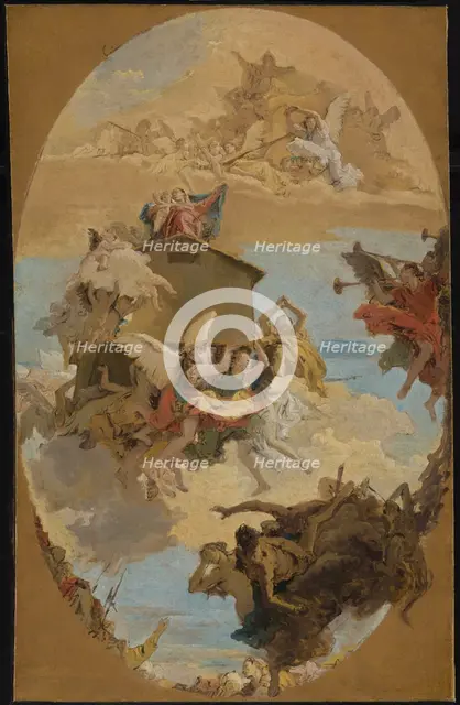 The Miracle of the Holy House of Loreto, 1743. Creator: Giovanni Battista Tiepolo.