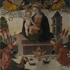 The Miracle of the Holy House of Loreto. Creator: Francesco da Montereale (1476-1541)