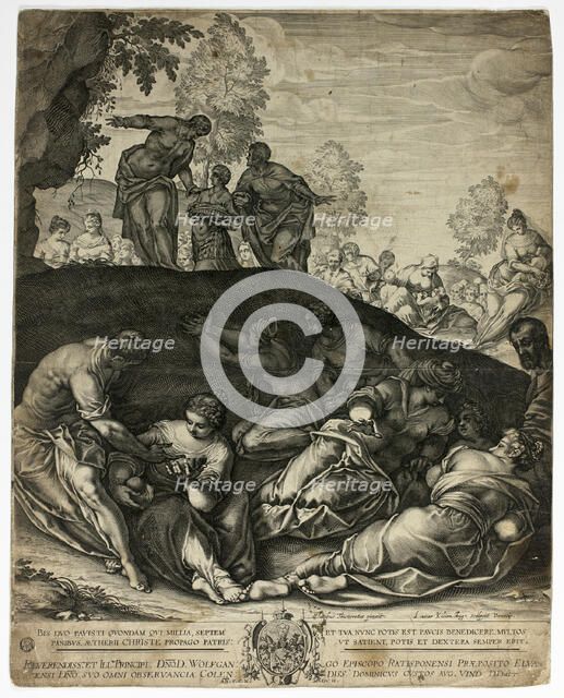 The Miracle of the Loaves and Fishes, n.d. Creator: Lucas Kilian.