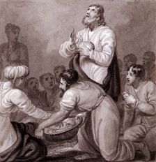 The Miracle of the Loaves and Fishes c1810-c1844. Artist: Henry Corbould