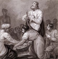 The Miracle of the Loaves and Fishes c1810-c1844. Artist: Henry Corbould