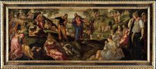 The Miracle of the Loaves and Fishes, ca. 1545-50. Creator: Jacopo Tintoretto