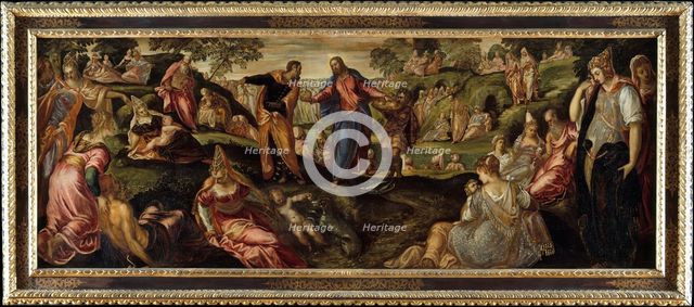 The Miracle of the Loaves and Fishes, ca. 1545-50. Creator: Jacopo Tintoretto.