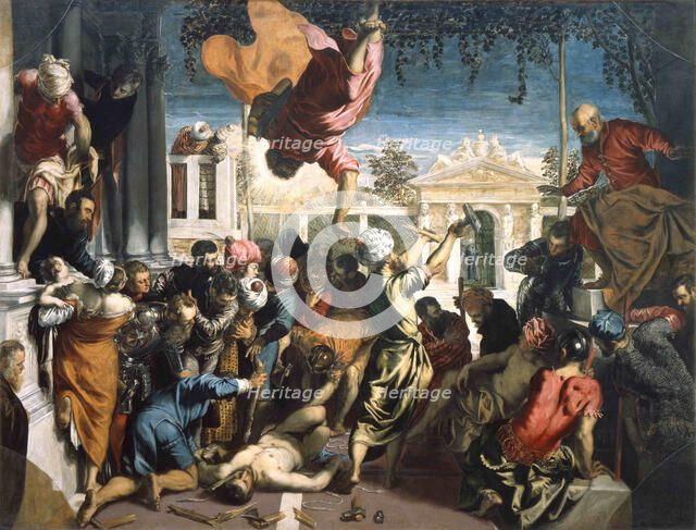 The Miracle of the Slave (The Miracle of Saint Mark). Artist: Tintoretto, Jacopo (1518-1594)