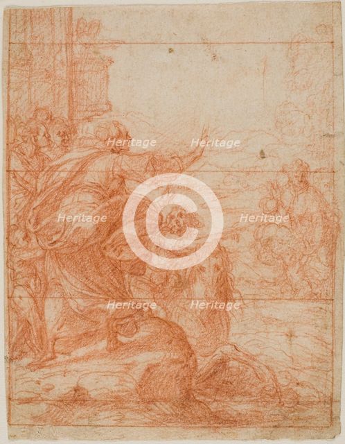 The Miracle of the Ticino River, 1610/1619. Creator: Camillo Procaccini.