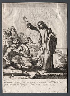 The Miracles of Jesus Christ: Christ Delivering the Possessed. Creator: Claude Vignon (French, 1593-1670)