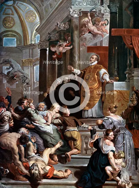 'The Miracles of Saint Ignatius Loyola', c1617-1618. Artist: Peter Paul Rubens
