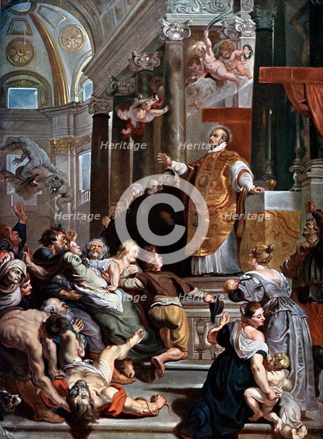 'The Miracles of Saint Ignatius Loyola', c1617-1618. Artist: Peter Paul Rubens
