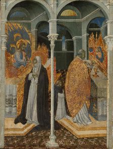 The Miraculous Communion of Saint Catherine of Siena. Creator: Giovanni di Paolo