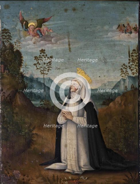 The Miraculous Communion of Saint Catherine of Siena, Second Half of the 15th cen.. Creator: Fungai; Bernardino (1460-1516).