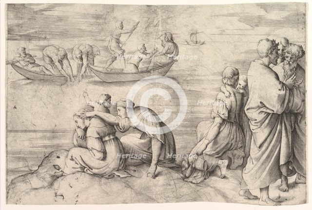 The Miraculous Draught of Fish. Creator: Battista Franco Veneziano.