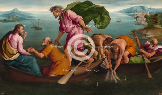 The Miraculous Draught of Fishes, 1545. Creator: Jacopo Bassano il vecchio.