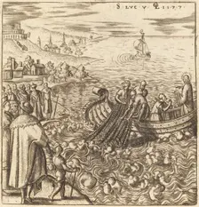 The Miraculous Draught of Fishes, 1577. Creator: Leonard Gaultier