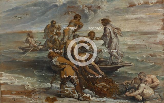 The Miraculous Draught of Fishes, 1618-1619. Artist: Rubens, Pieter Paul (1577-1640)