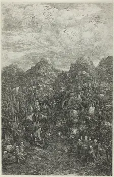 The Miraculous Draught of Fishes, 1883. Creator: Rodolphe Bresdin