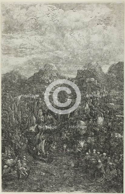 The Miraculous Draught of Fishes, 1883. Creator: Rodolphe Bresdin.