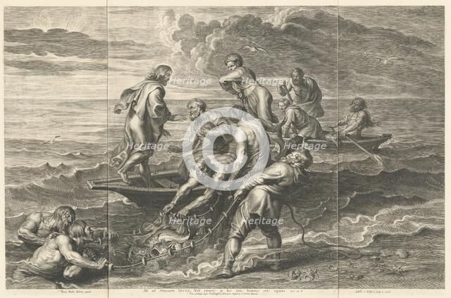 The Miraculous Draught of Fishes. Creator: Boetius Adams Bolswert.