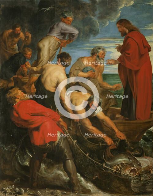 The Miraculous Draught of Fishes (Triptych, central panel), 1618-1619. Creator: Rubens, Pieter Paul (1577-1640).