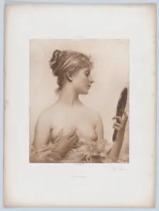 The Mirror, 1890. Creator: Goupil and Co