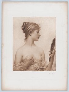 The Mirror, 1890. Creator: Goupil and Co