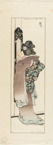 The Mirror, 1904. Creator: Helen Hyde