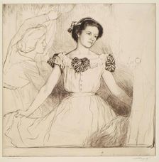 The Mirror, 1912. Creator: William Strang