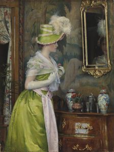The Mirror; The Toilet, 1889. Creator: Gunnar Berndtson
