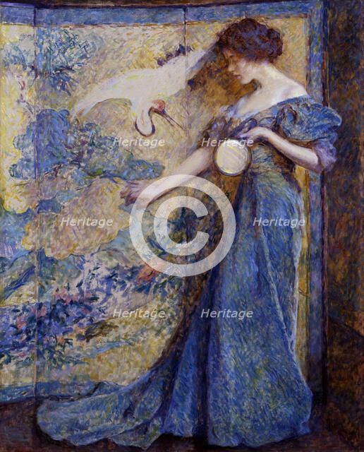 The Mirror, c. 1910. Artist: Reid, Robert (1862-1929)