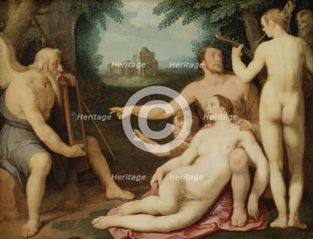 The Mirror of Time, 1628. Creator: Cornelis Cornelisz van Haarlem.