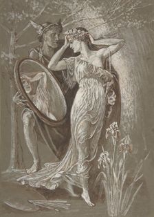 The Mirror of Venus, or L'Art et Vie (Art and Life), ca. 1890. Creator: Walter Crane