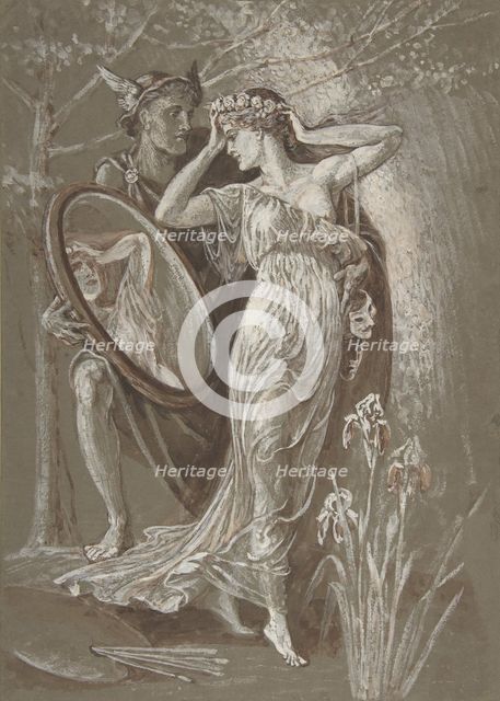 The Mirror of Venus, or L'Art et Vie (Art and Life), ca. 1890. Creator: Walter Crane.