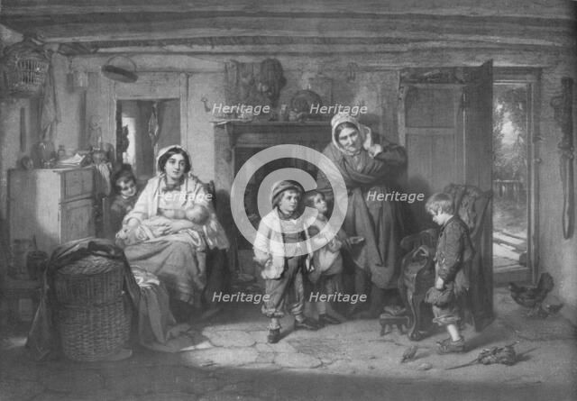 'The Mitherless Bairn', c1893, (1911). Artist: Thomas Faed.