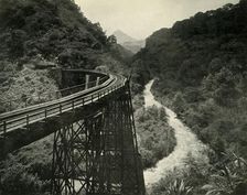 The Mitlac Ravine: View on the Mexican Railway 1919. Creator: Unknown