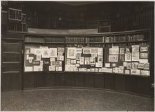 The Mnemosyne Atlas at the Reading room of the Kunstwissenschaftliche Bibliothek Warburg, 1927